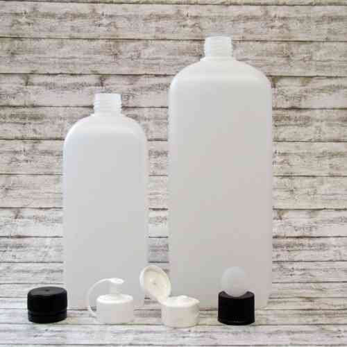 HDPE-Selar-Flasche + Spritzverschluss mit Kappe 500 ml